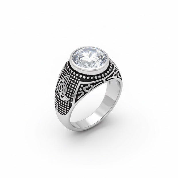 Solitaire Turkish Signet Ring