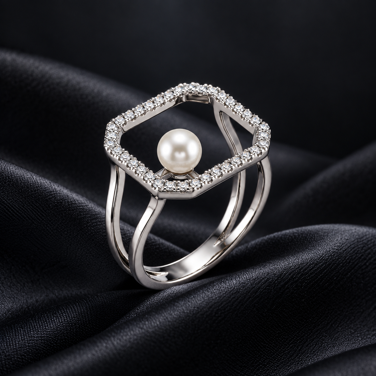 Pearl Crown Ring