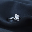 Baguette Diamond Crossover Ring