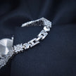Diamond Row Glam Silver Watch