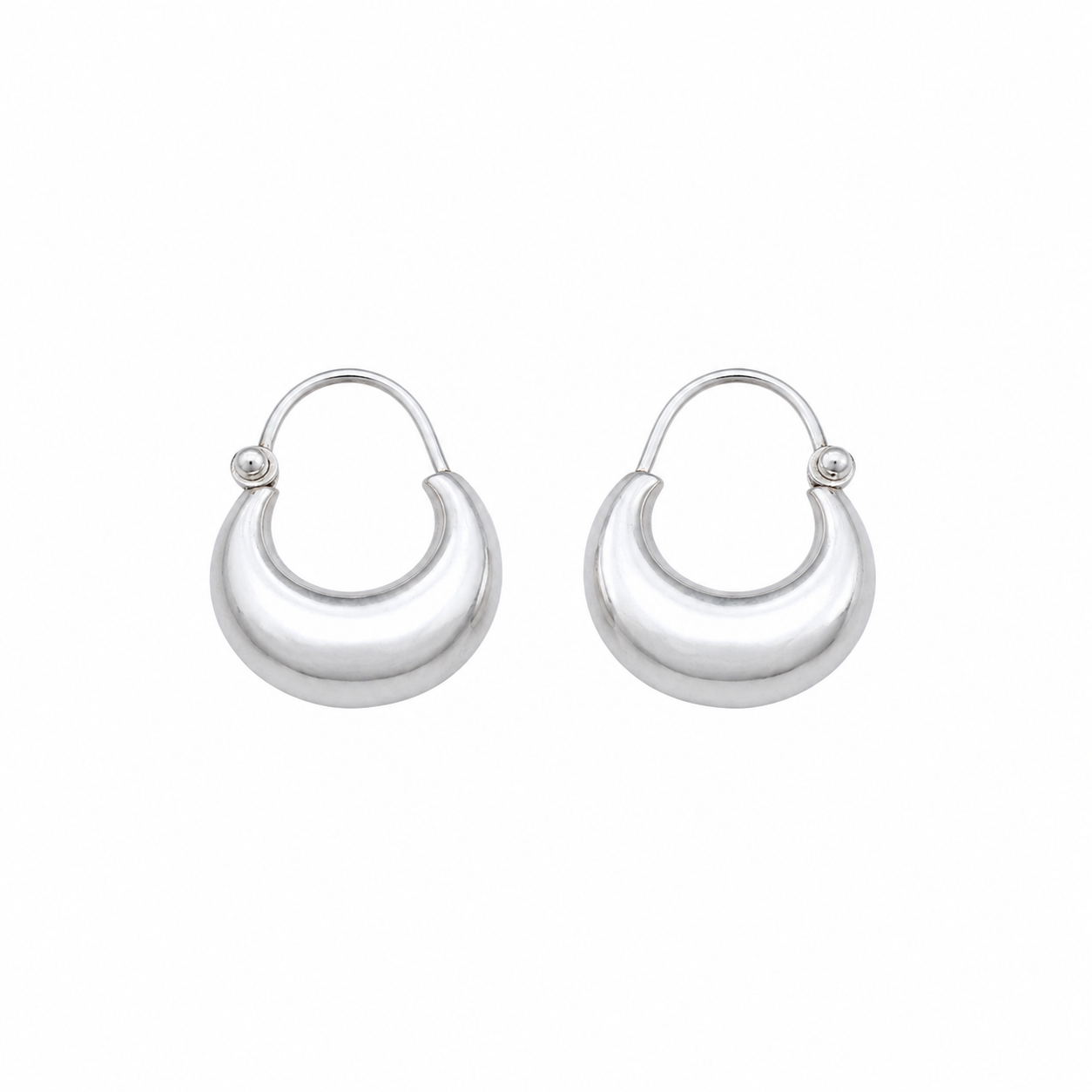Classic Crescent Hoop Bali