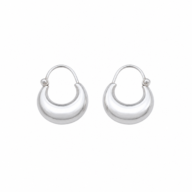 Classic Crescent Hoop Bali