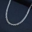 Octagonal Box Link Silver Chain