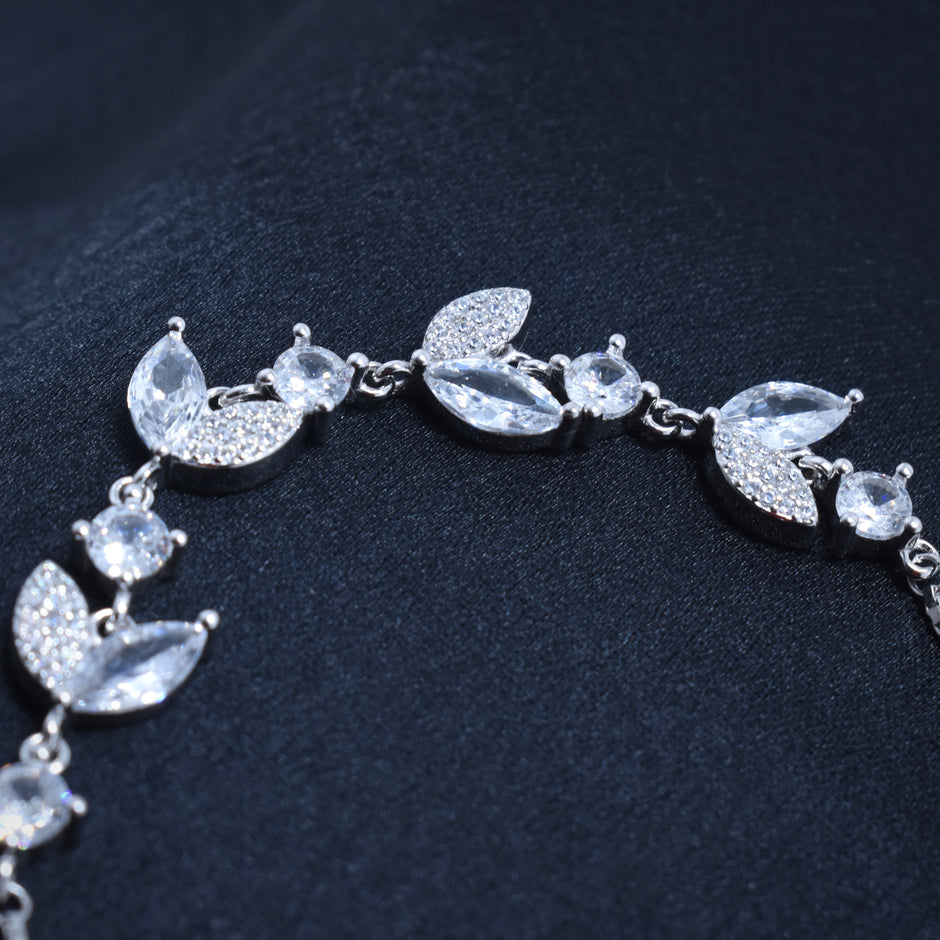 Leaf Garden Silver Bracelet