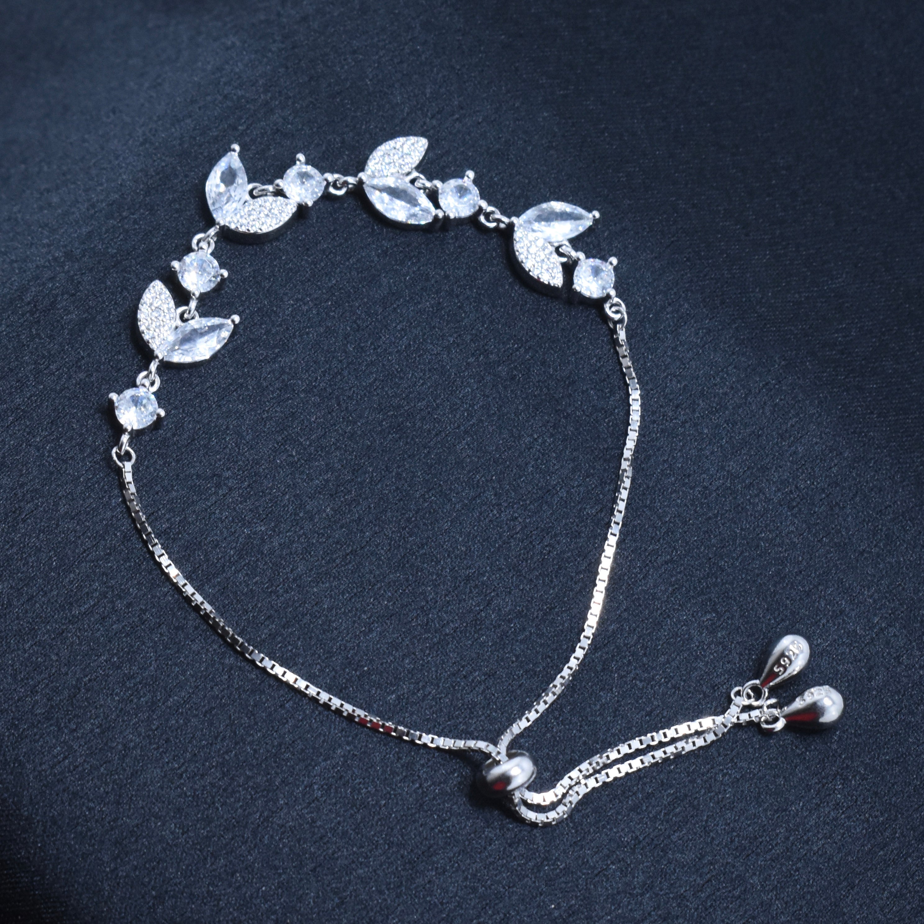 Leaf Garden Silver Bracelet