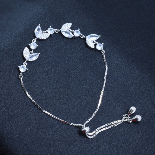 Leaf Garden Silver Bracelet