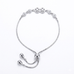 Floral Infinity Bolo Bracelet