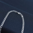 Oval Linked Unisex Silver Chain