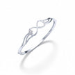 Infinity Wave Silver Bracelet