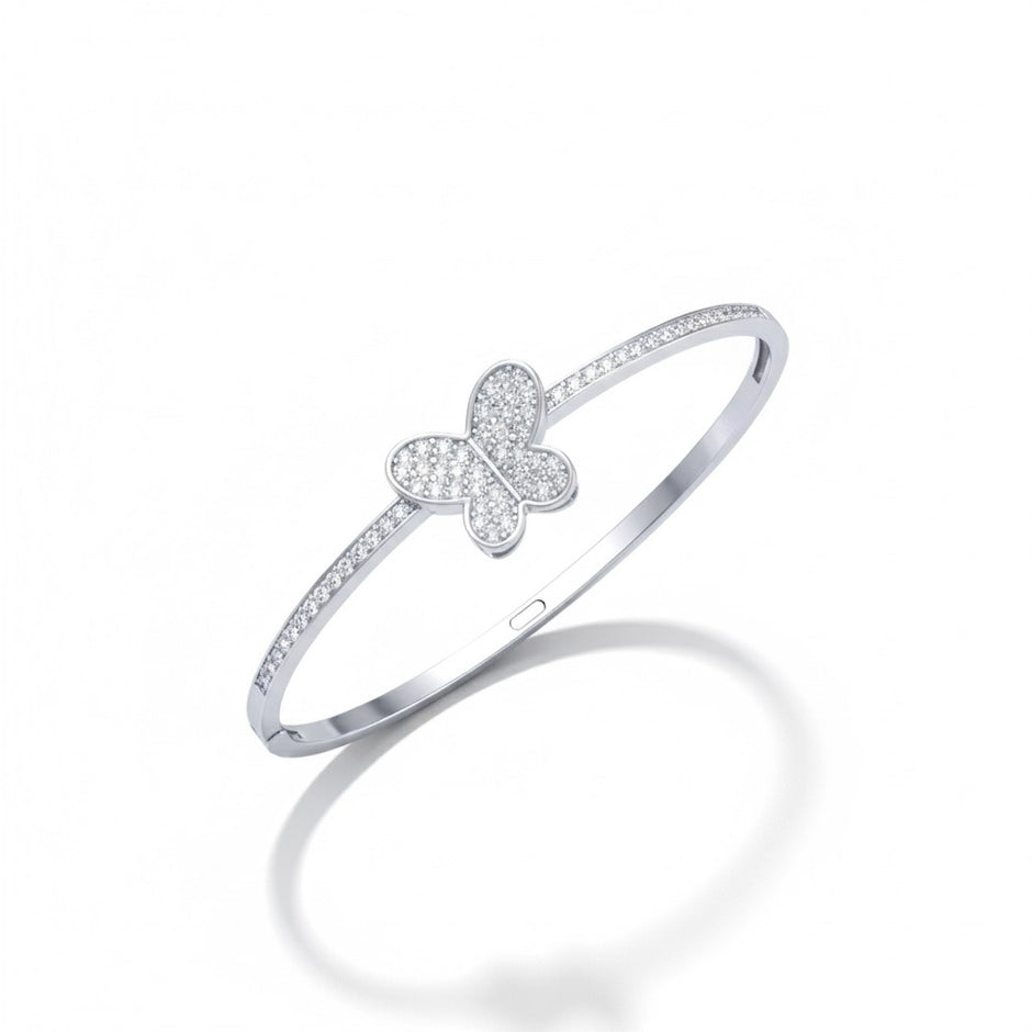 Butterfly Cluster Kada Bracelet