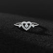 Dainty Heart Statement Ring