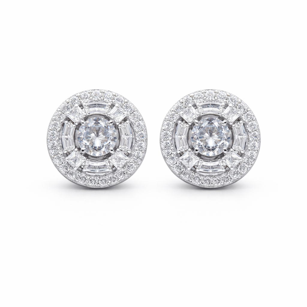 Wheel Solitaire Halo Studs