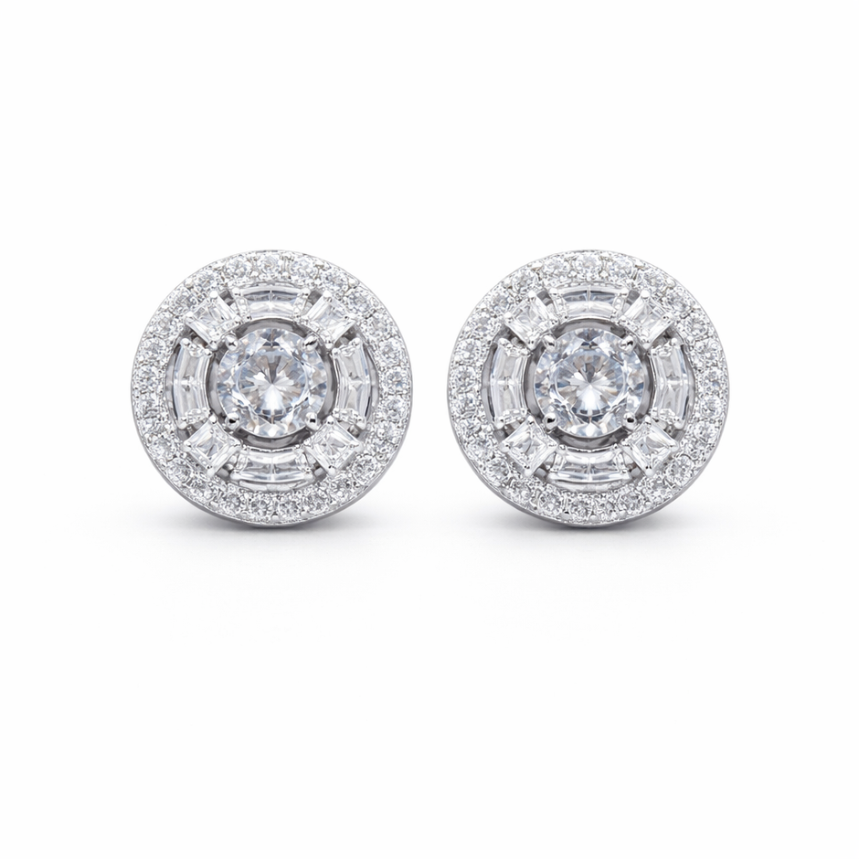 Wheel Solitaire Halo Studs
