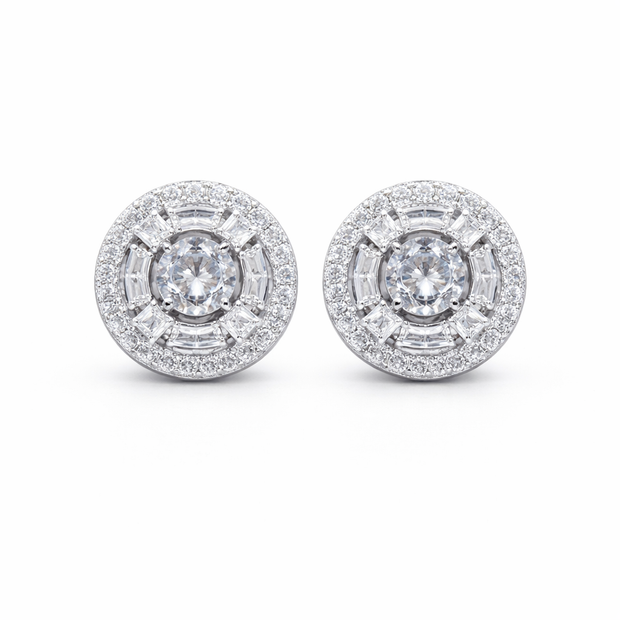 Wheel Solitaire Halo Studs