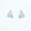 Geometric Spiral Silver Pendant Set