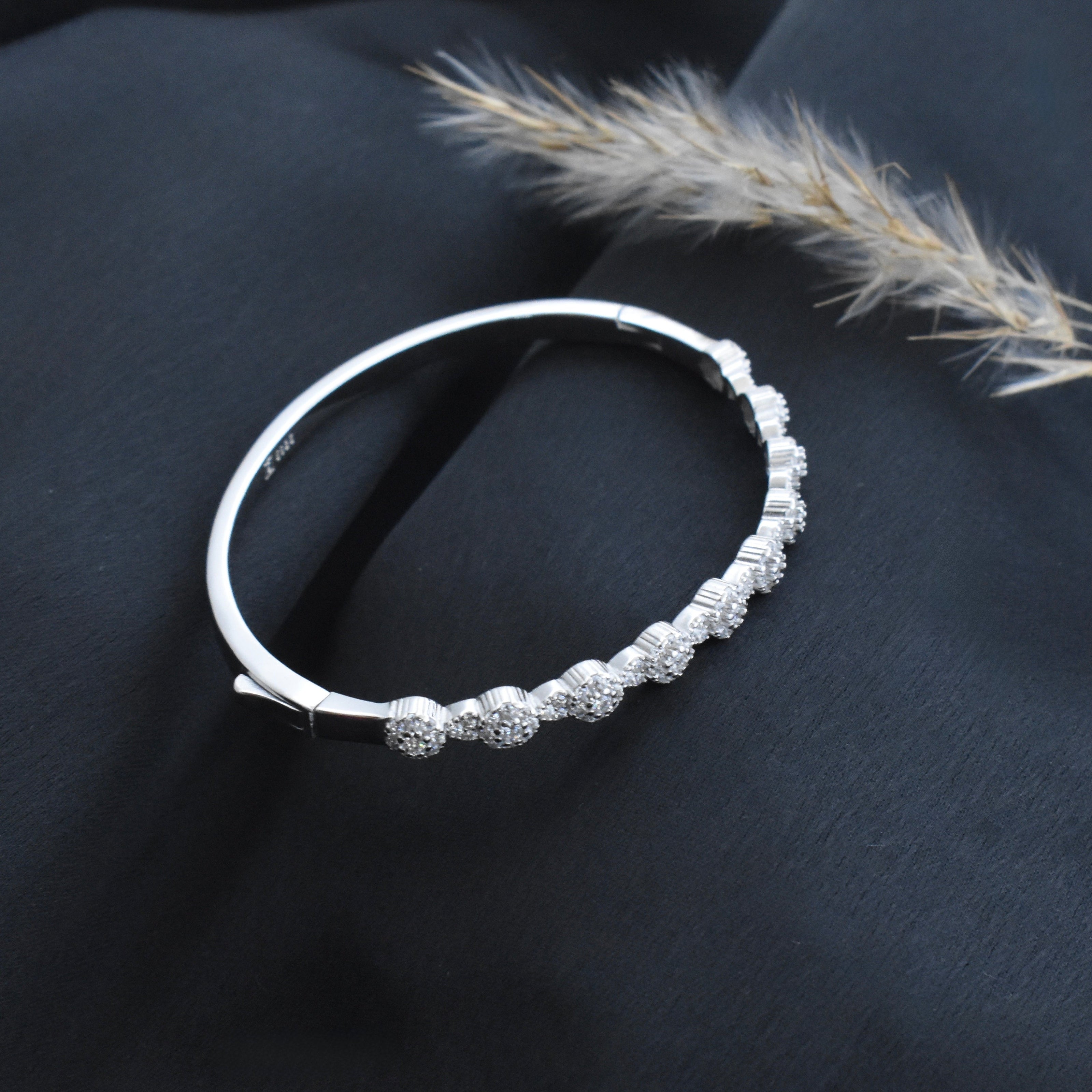 Vintage Round Silver Bracelet