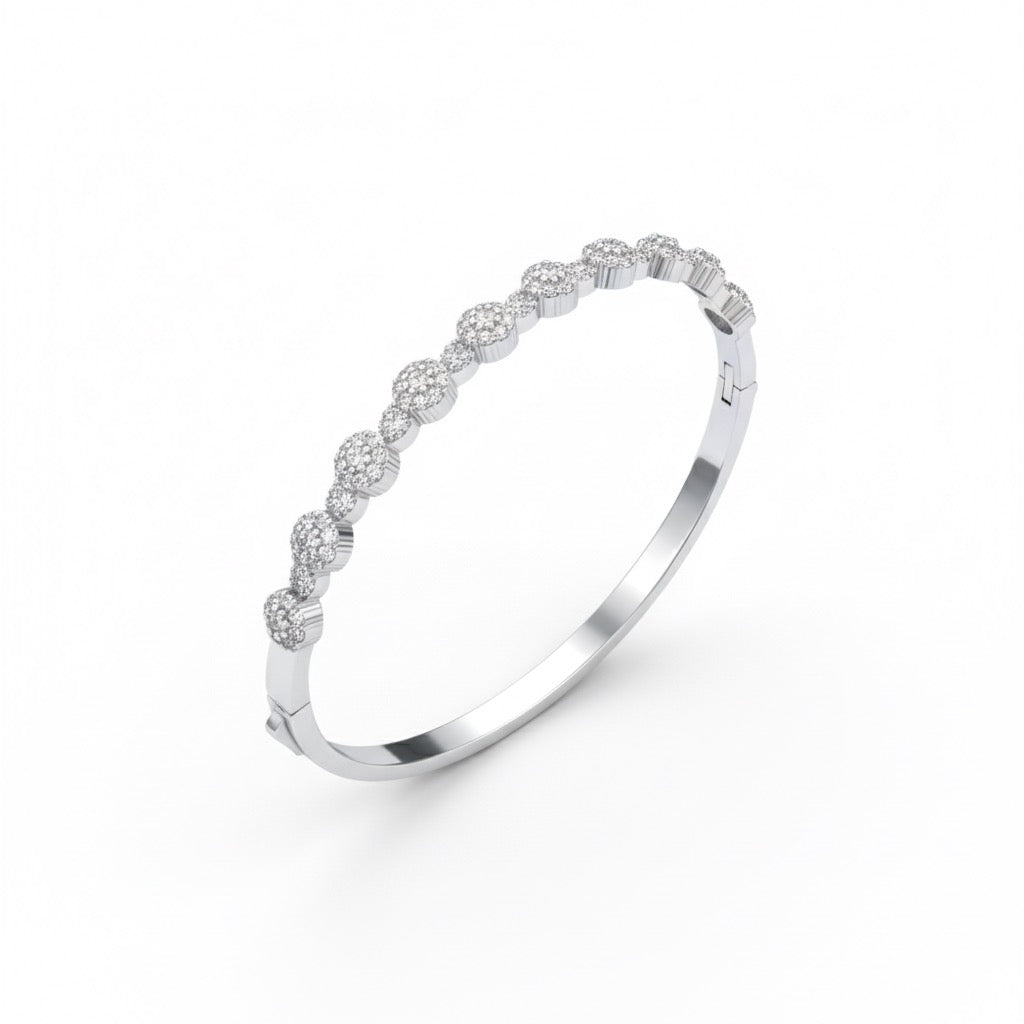 Vintage Round Silver Bracelet