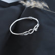 Infinity Heart Silver Bracelet