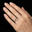 Minimal Dual Stone Open Ring