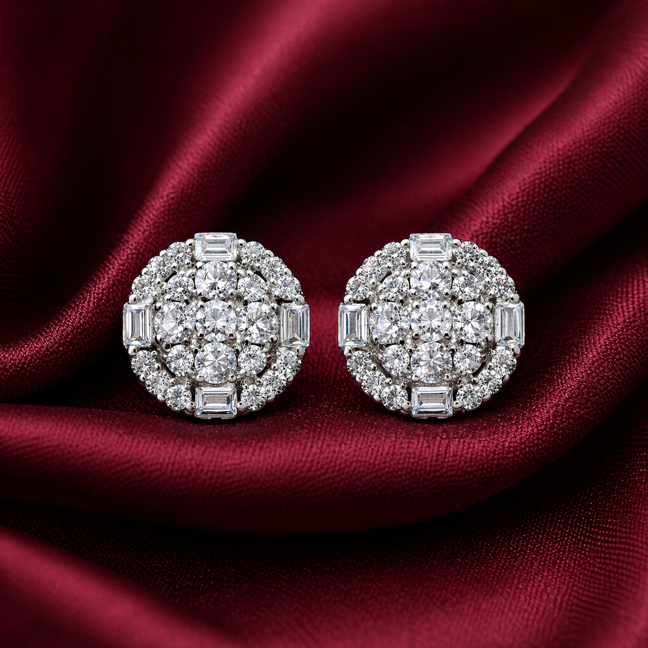 Mosaic Cluster Round Studs