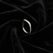 Geometric Sqaure Pavé Band Ring
