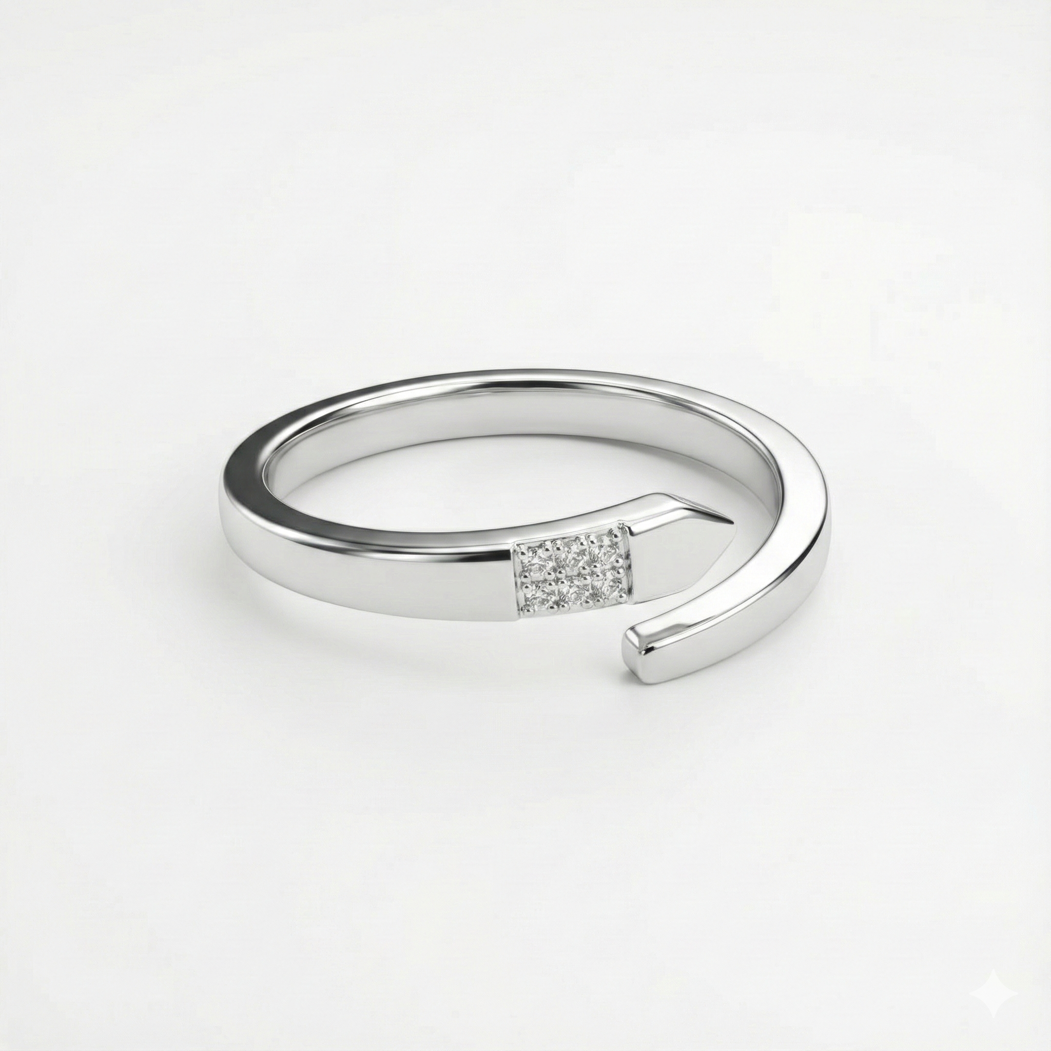 Minimal Nail Wrap Ring