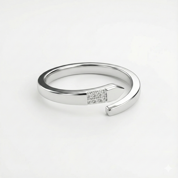 Minimal Nail Wrap Ring