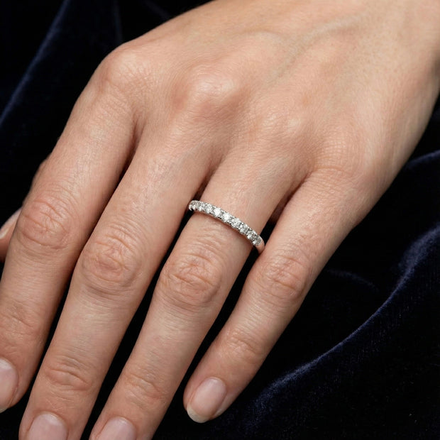 Classic Half-Eternity Zircon Band