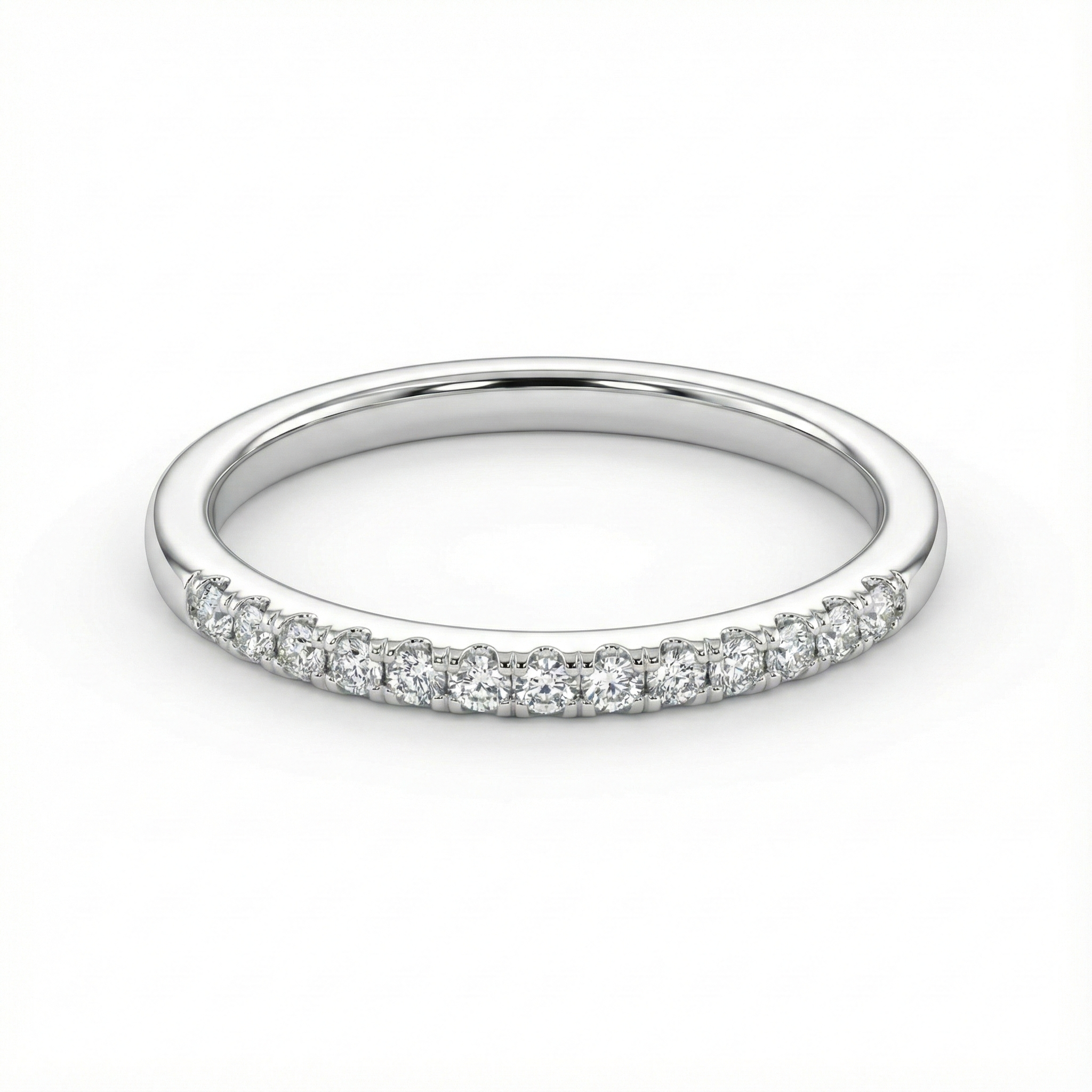 Classic Half-Eternity Zircon Band