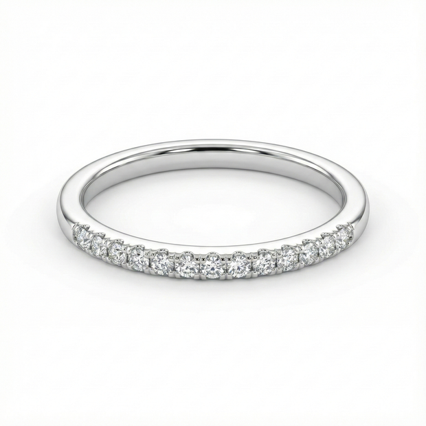 Minimal Pavé Band Ring