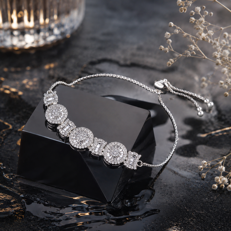 Imperial Cluster Crown Bracelet