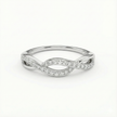 Twisted Infinity Band Ring