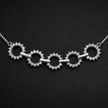 Radiant Halo Ring Bracelet