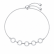 Radiant Halo Ring Bracelet