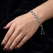 Radiant Halo Ring Bracelet