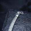 Antique Thick Weave Silver Bracelet