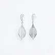 Twin Leaf Silver Pendant set