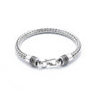Antique Thick Weave Silver Bracelet