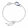 Sapphire Linked Carabiner Bracelet