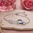 Sapphire Linked Carabiner Bracelet