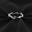 Infinity Wave 925 Silver Band Ring
