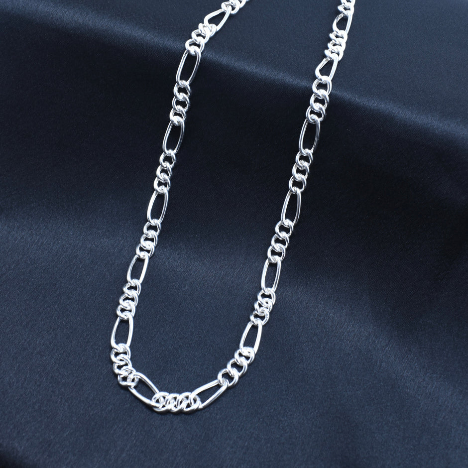Figaro Link Silver Chain