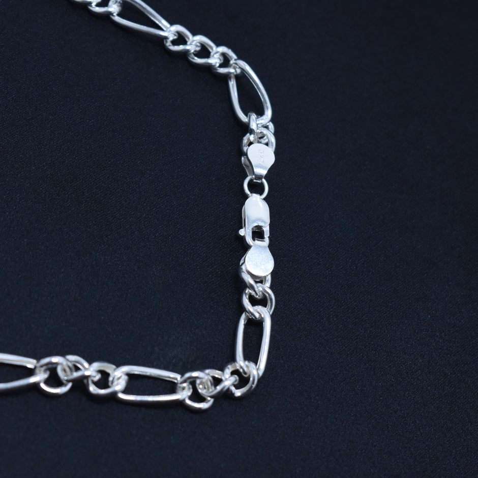 Figaro Link Silver Chain