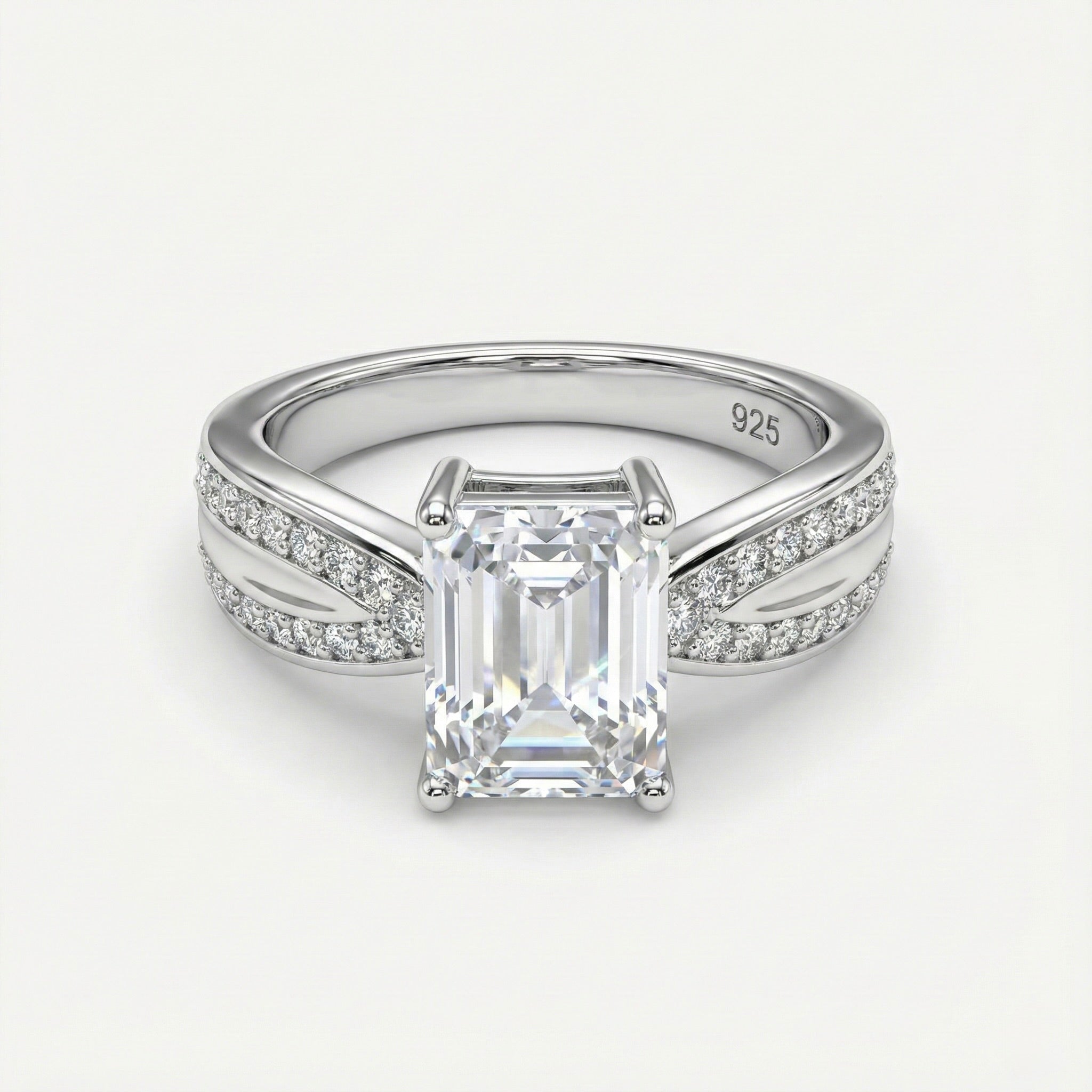 Emerald Cut Engagement Ring