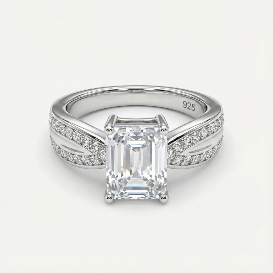 Emerald Cut Engagement Ring