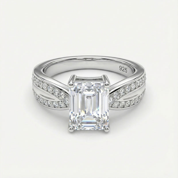 Emerald Cut Engagement Ring