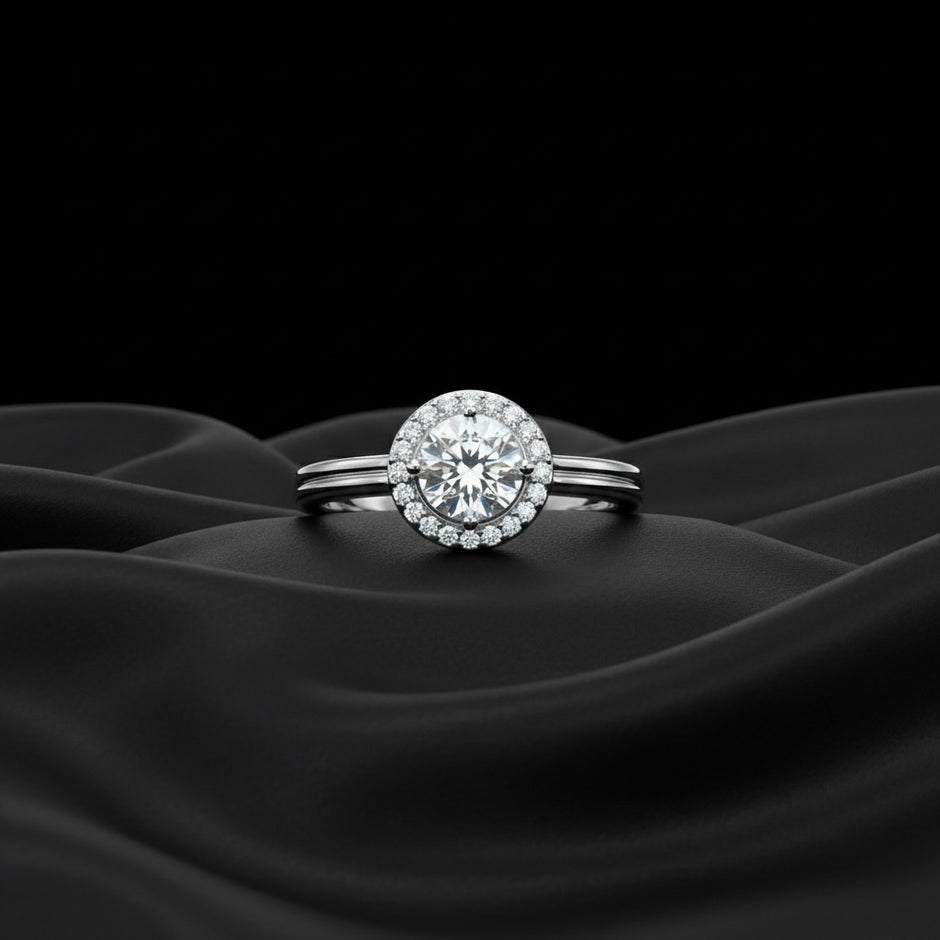 Halo Engagement Ring