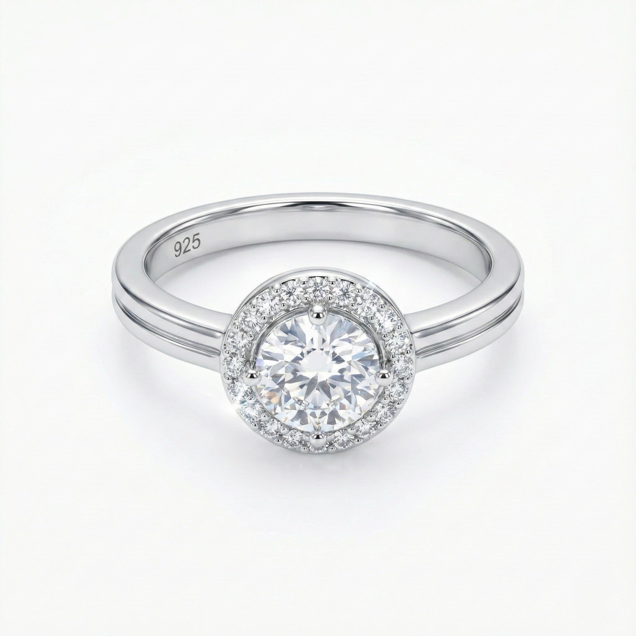 Halo Engagement Ring