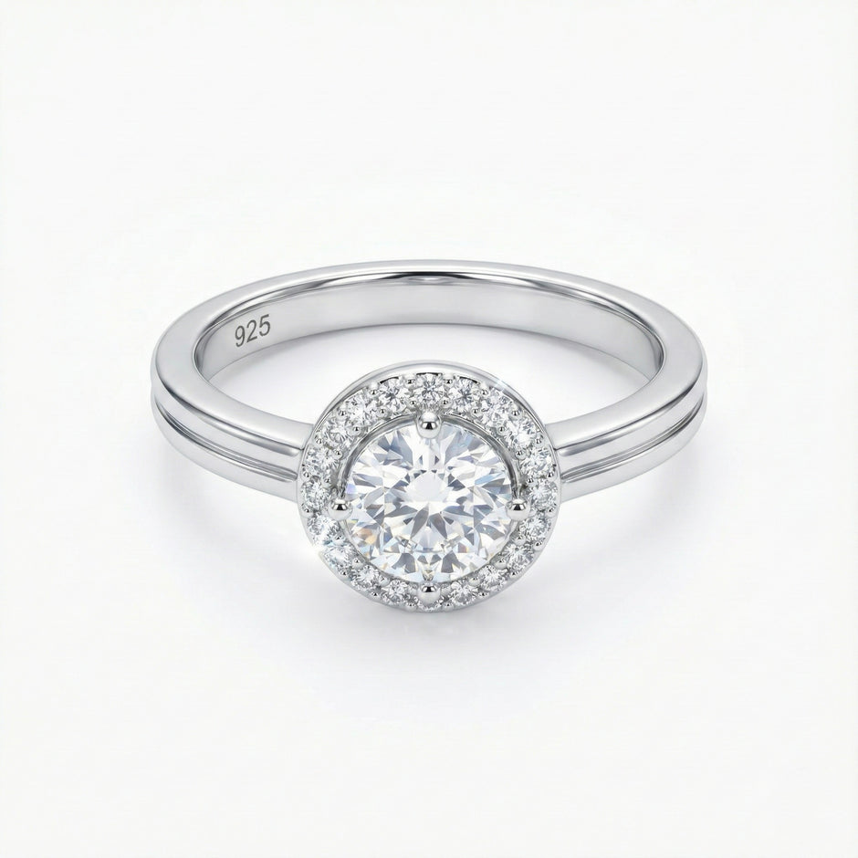 Halo Engagement Ring