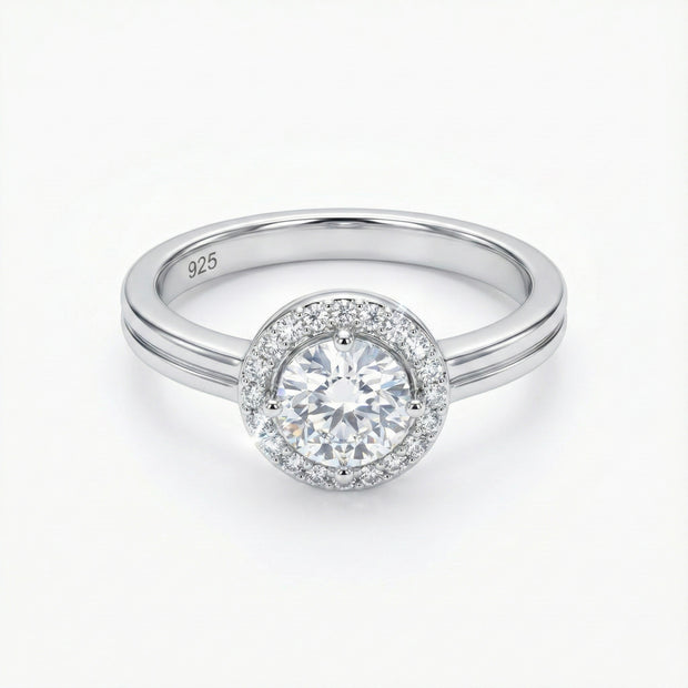 Halo Engagement Ring